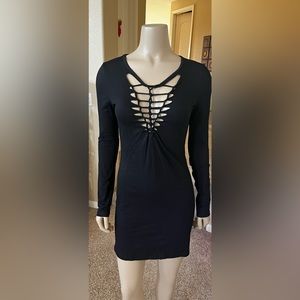 Princess Polly Black Mini Bodycon Dress